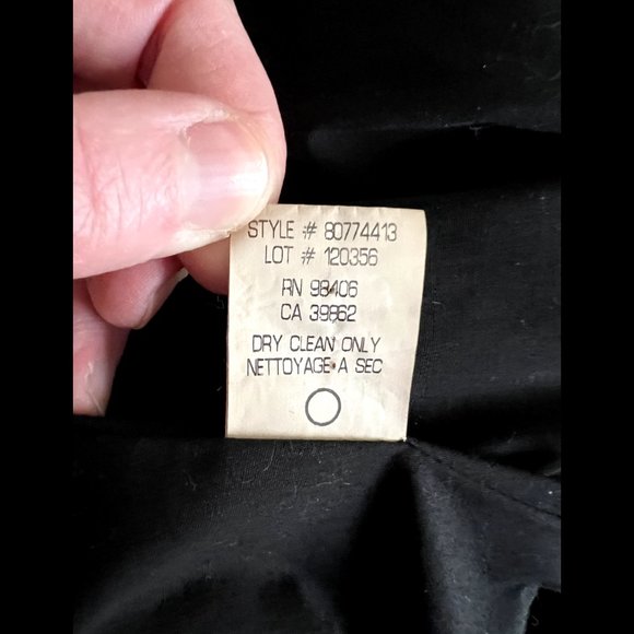 Theory Black Lightweight Coat Jacket with Collar - Size Small - Picture 14 of 14